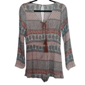 En Creme Beachy Boho Romper